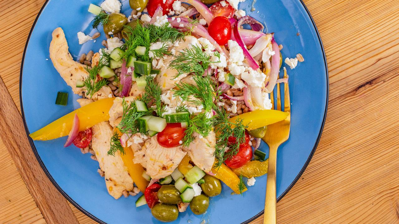 Mediterranean Chicken Stir Fry with Vegetables